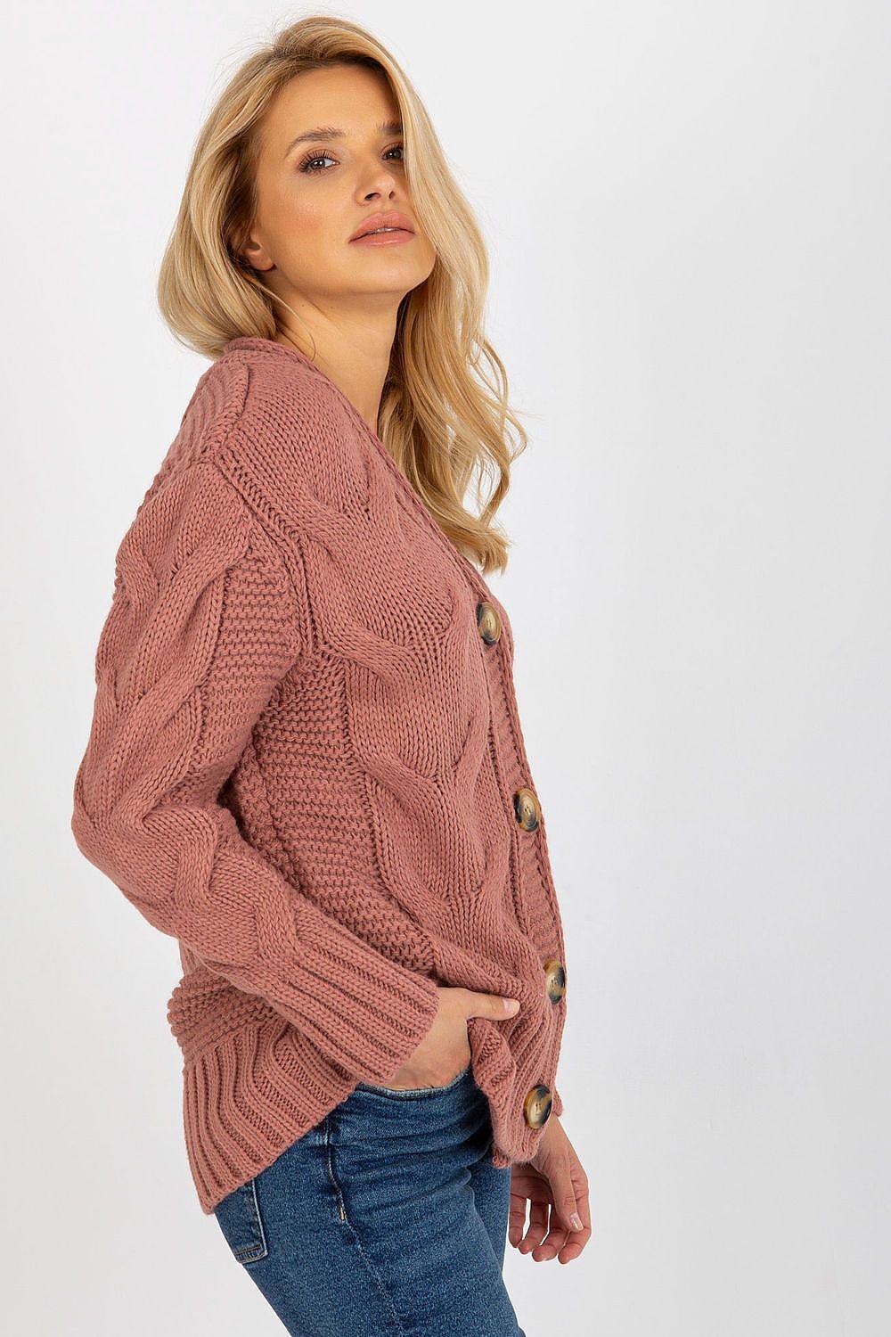 Heart Neckline Cardigan