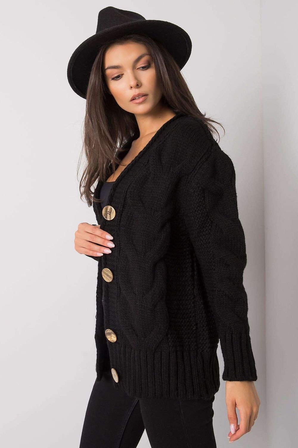 Heart Neckline Cardigan