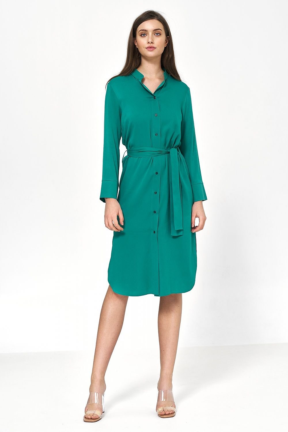 Flattering Viscose Midi Dress