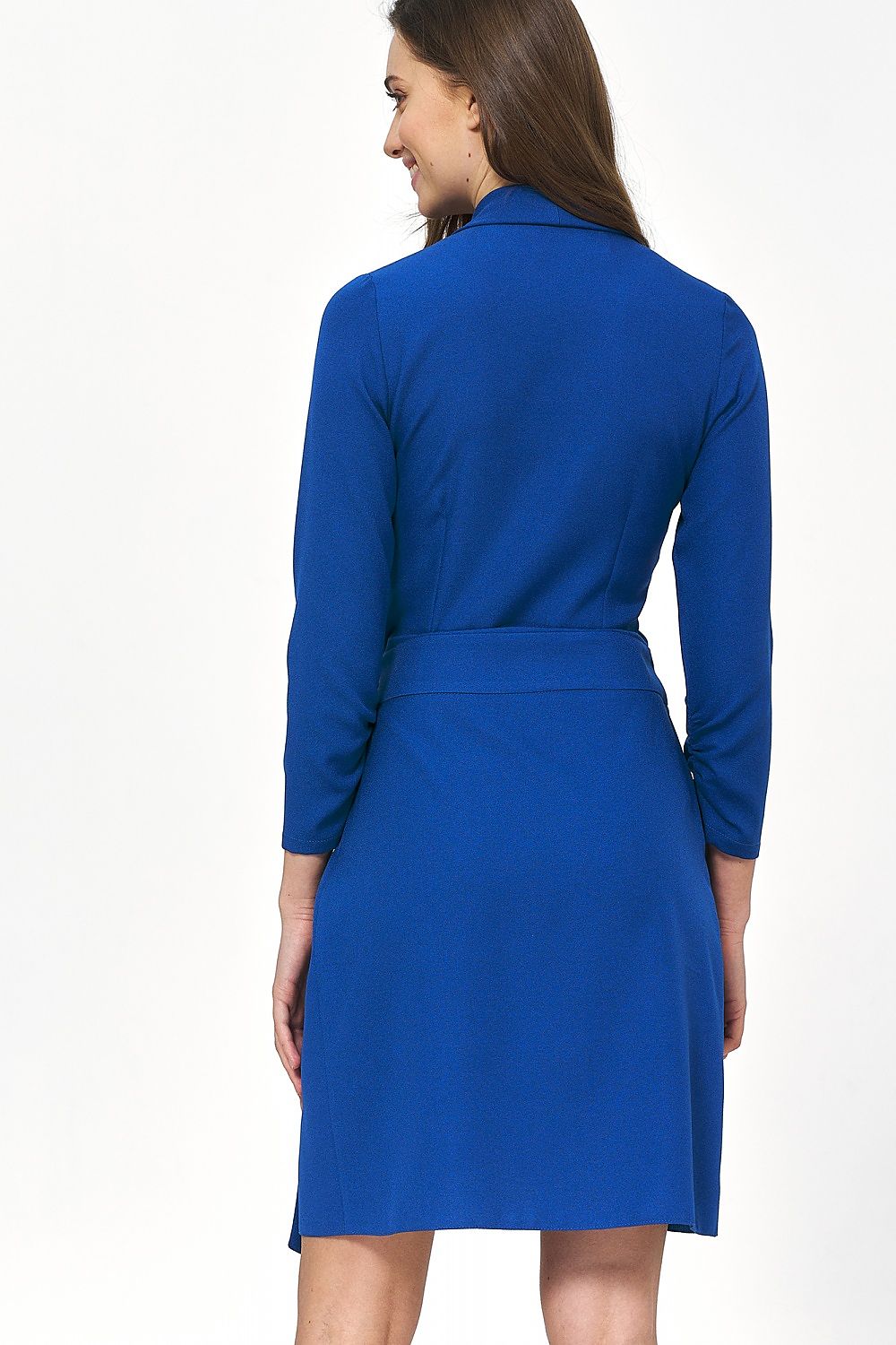 Flattering Envelope Neckline Dress