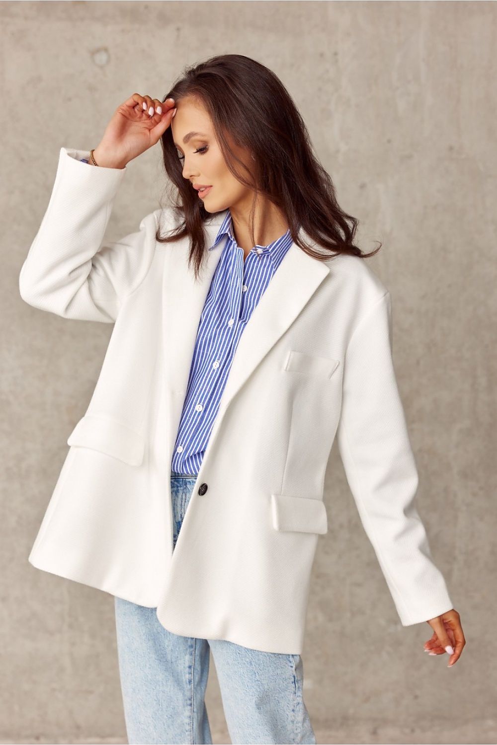 Voluminous Button-Up Jacket