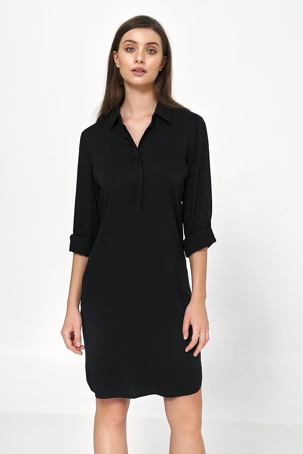 Chic Oversize Viscose Dress