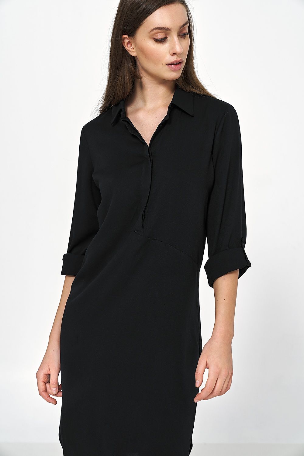 Chic Oversize Viscose Dress