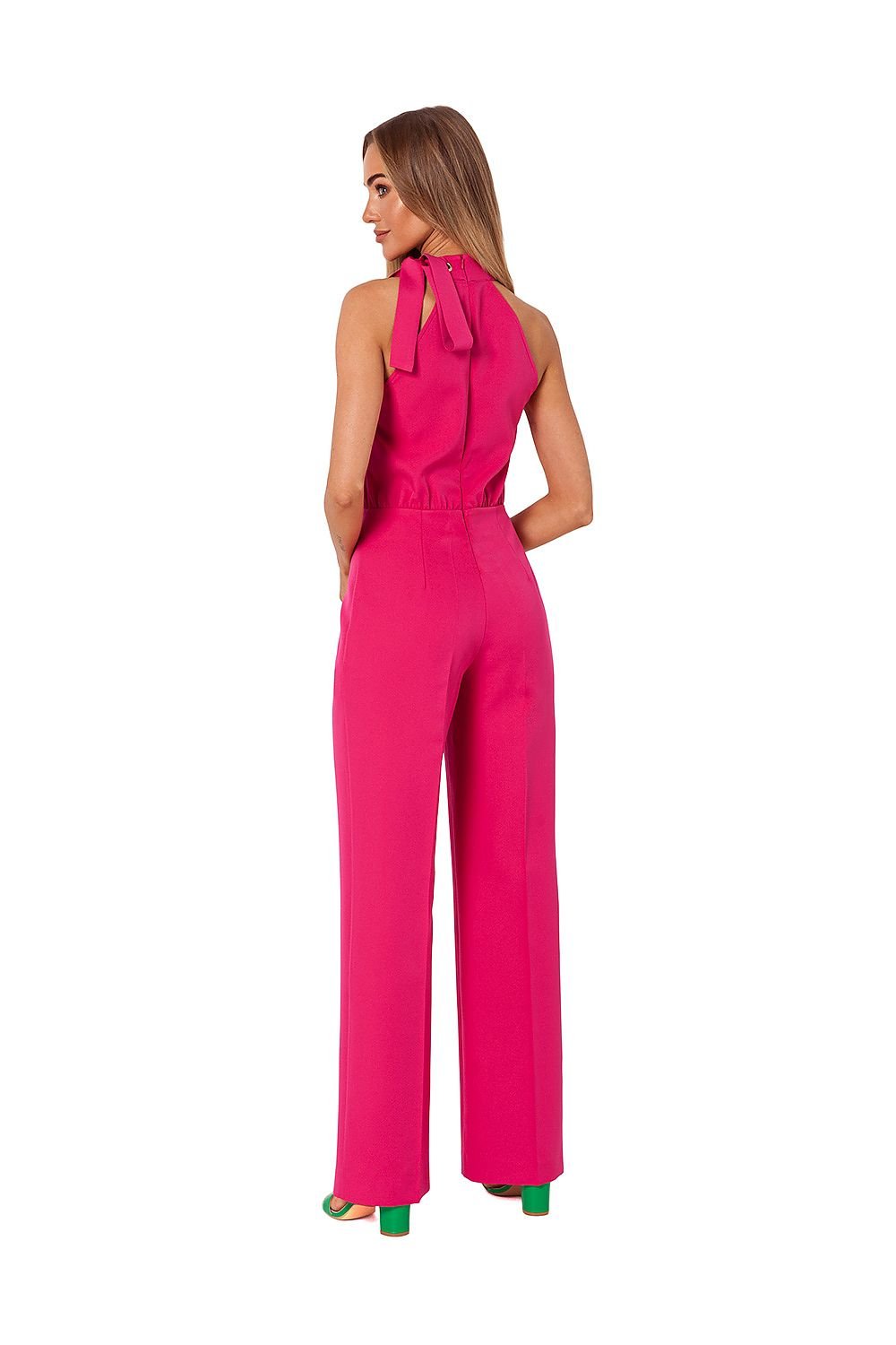 Chic Halter Neck Pantsuit