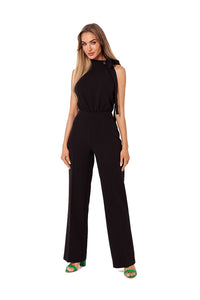 Chic Halter Neck Pantsuit