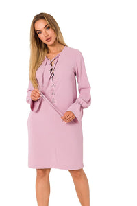 Ruffled Sleeve Daydress with Ties