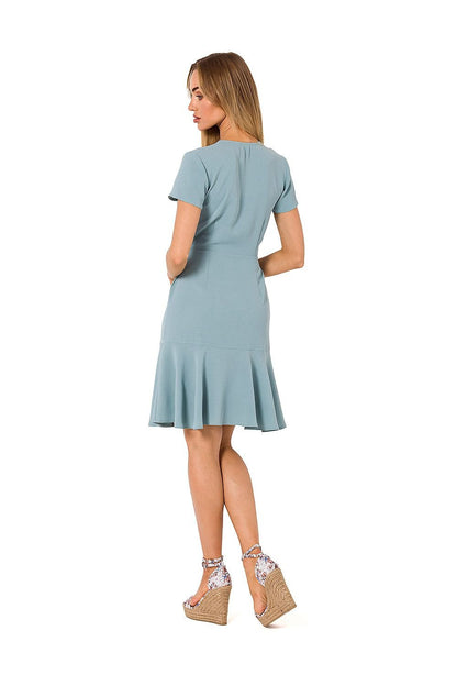 Airy Overlap Dress