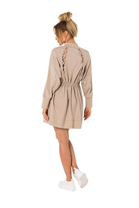 Chic Zippered Tunic Dress