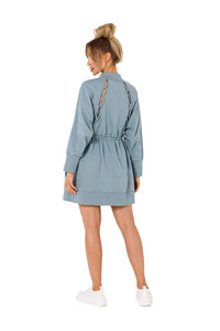 Chic Zippered Tunic Dress