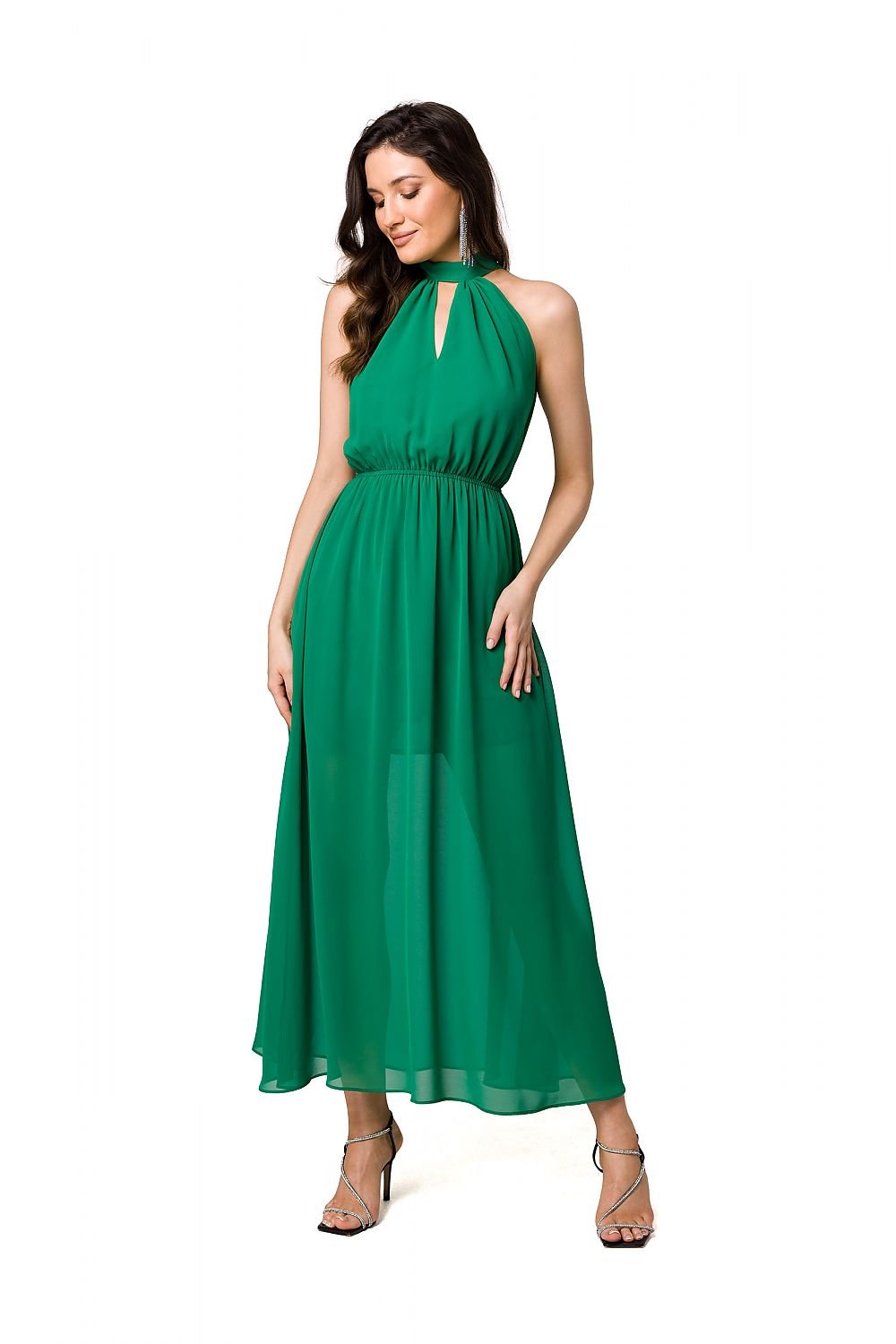 Romantic Chiffon Midi Dress