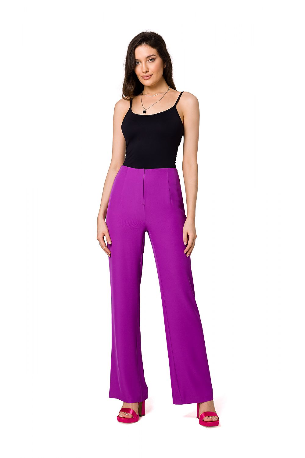 Spandex Trousers with Tailored Fit - Michelle & Kenza Co.