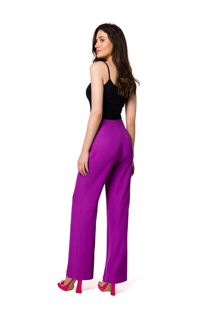 Spandex Trousers with Tailored Fit - Michelle & Kenza Co.