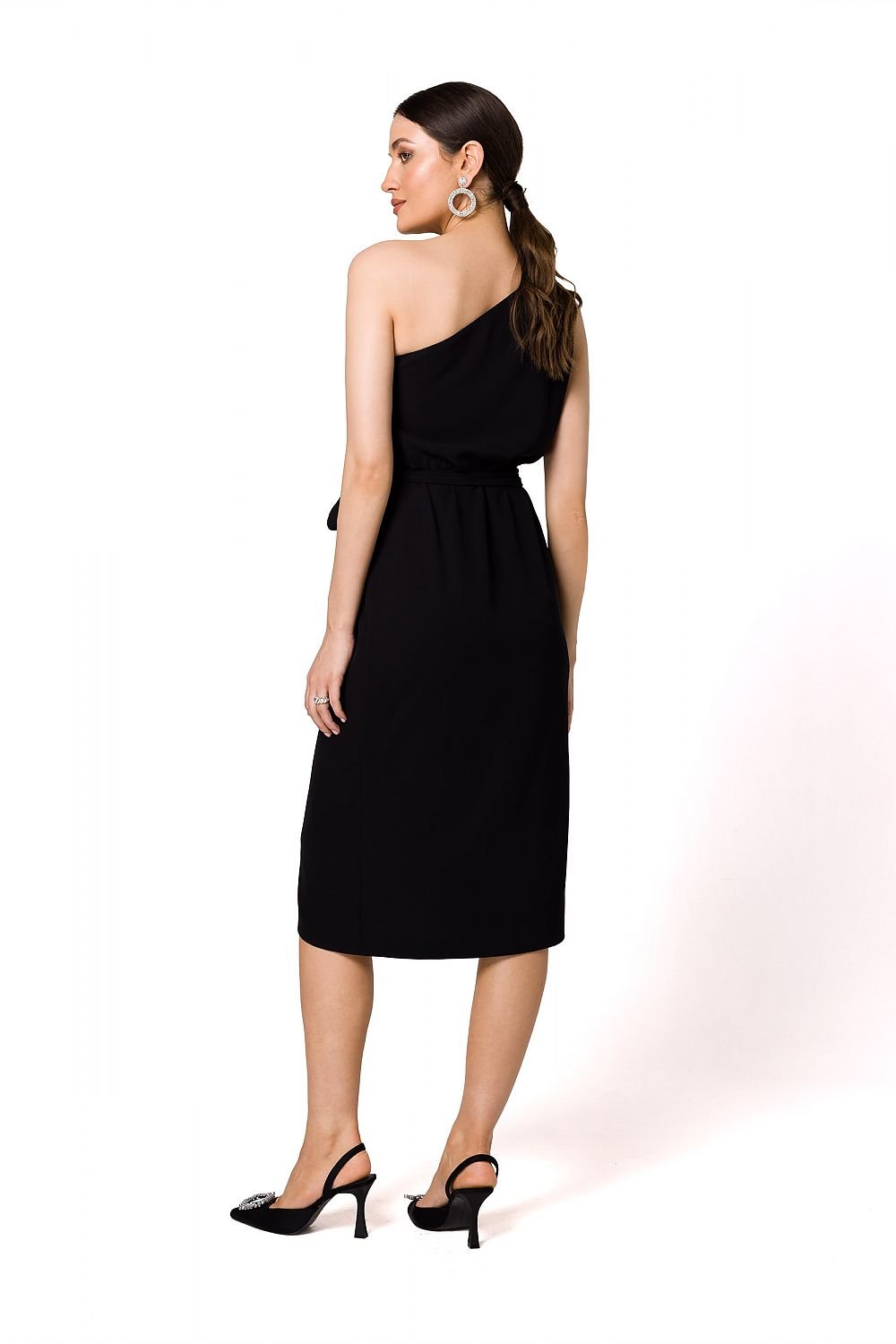 Alluring One-Shoulder Cocktail Dress