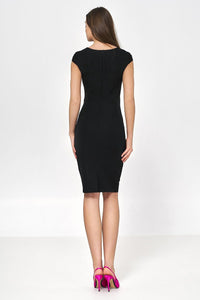 Fitted Knee-Length Pencil Dress