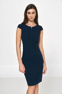 Fitted Knee-Length Pencil Dress