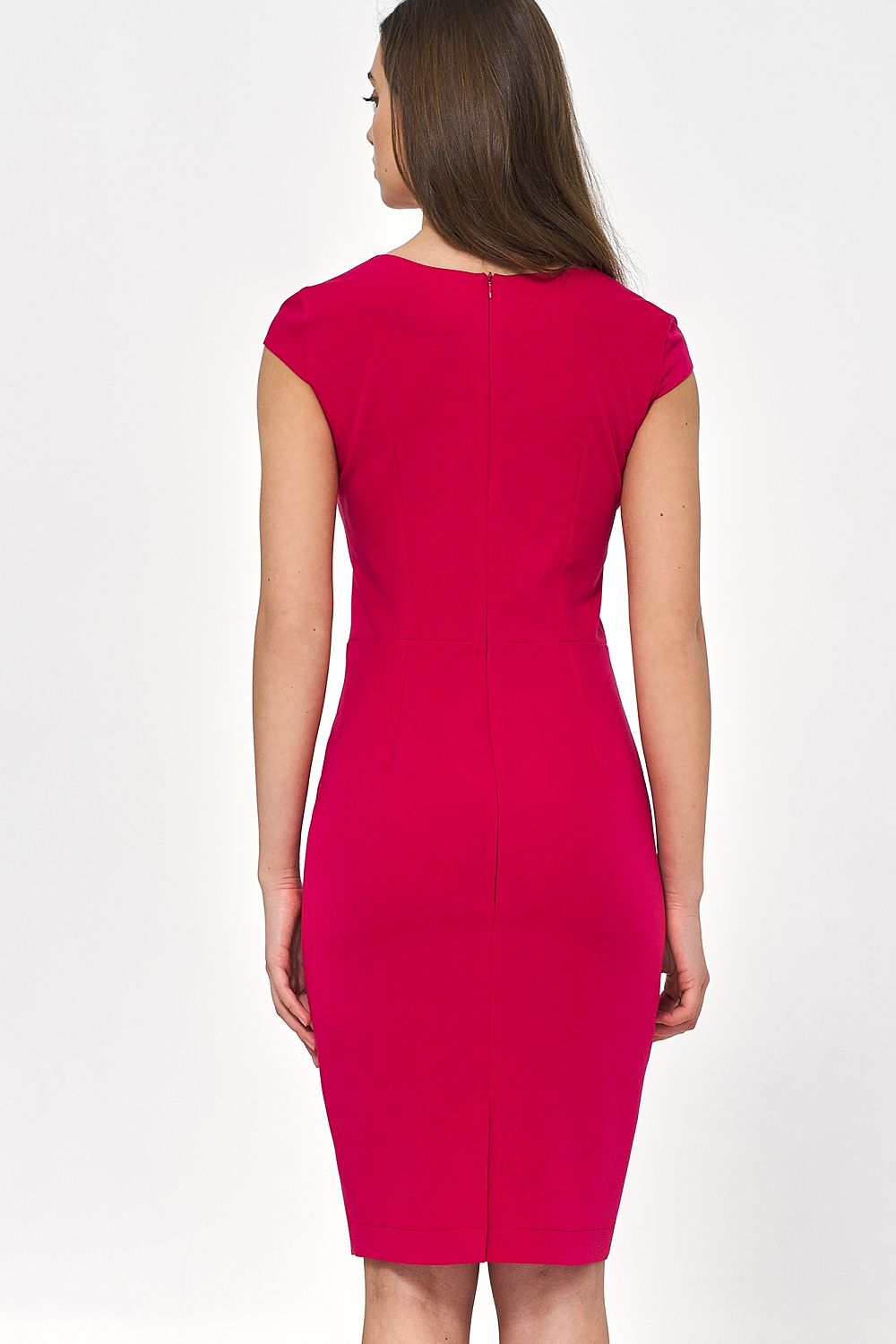 Fitted Knee-Length Pencil Dress