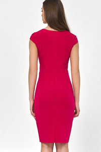 Fitted Knee-Length Pencil Dress