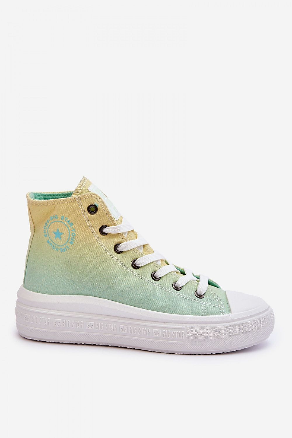 Comfortable Textile High-Top Sneakers