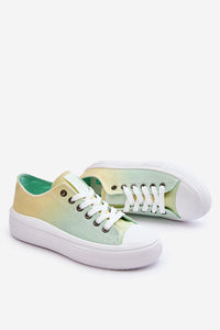 Massive Platform Textile Sneakers