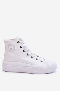 Comfortable Textile High-Top Sneakers