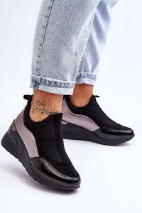 Comfortable Platform Slip-On Sport Shoes