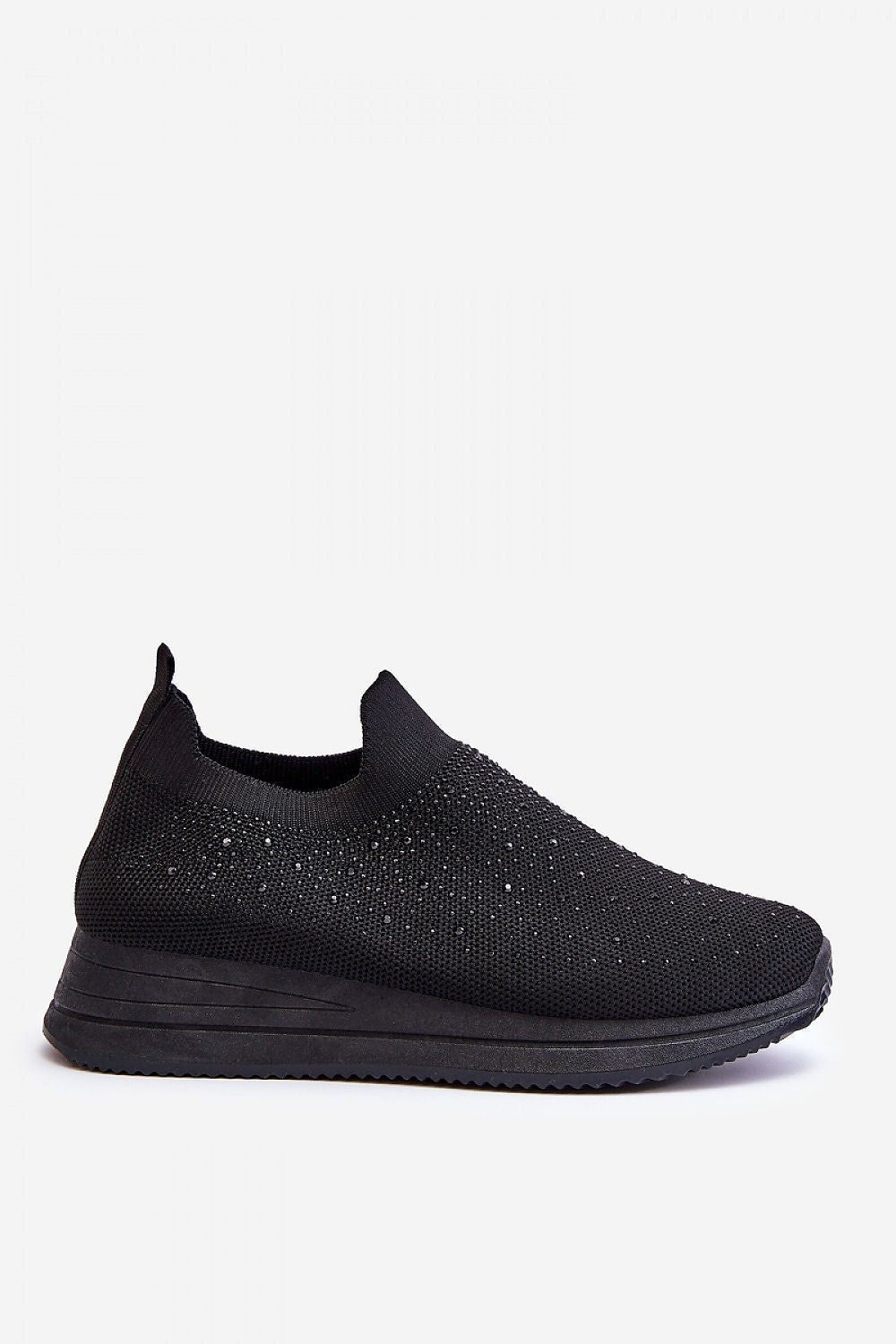 Rhinestone Slip-On Sports Shoes