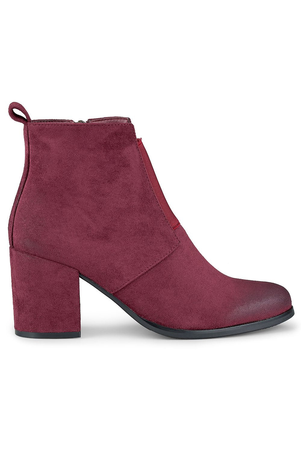 Elegant Eco-Suede Heel Boots