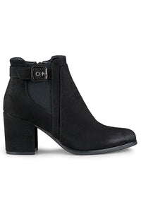 Suede Heel Boots