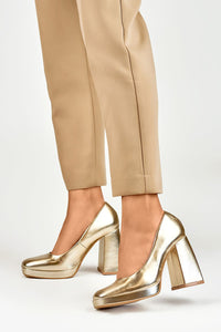 Eco Leather Heel Pumps