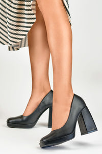 Eco Leather Heel Pumps