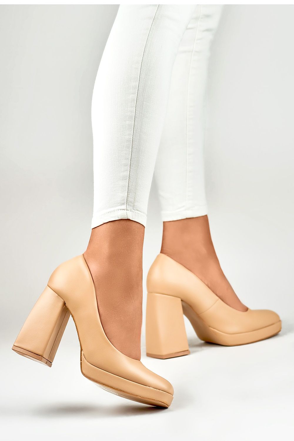 Eco Leather Heel Pumps