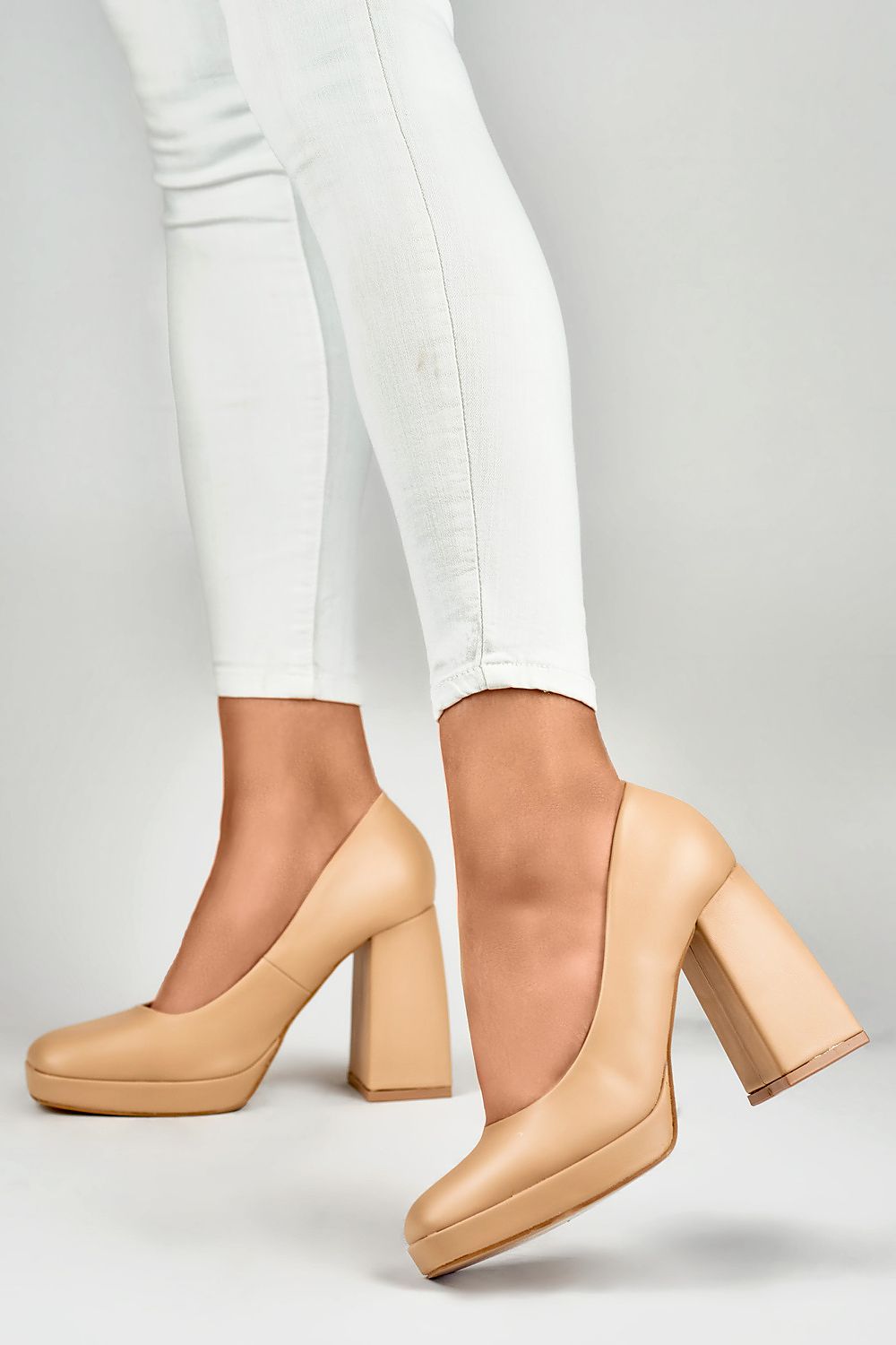 Eco Leather Heel Pumps