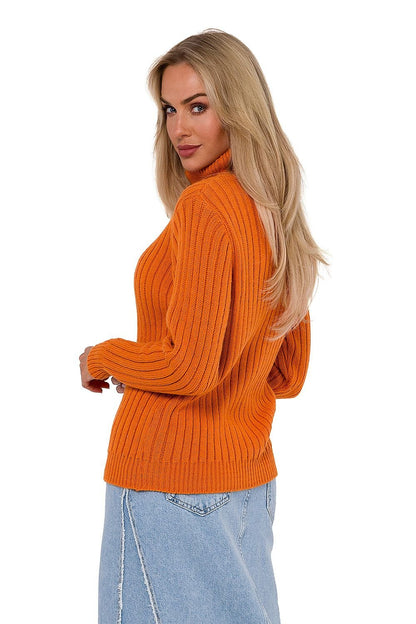 Ribbed Turtleneck Sweater