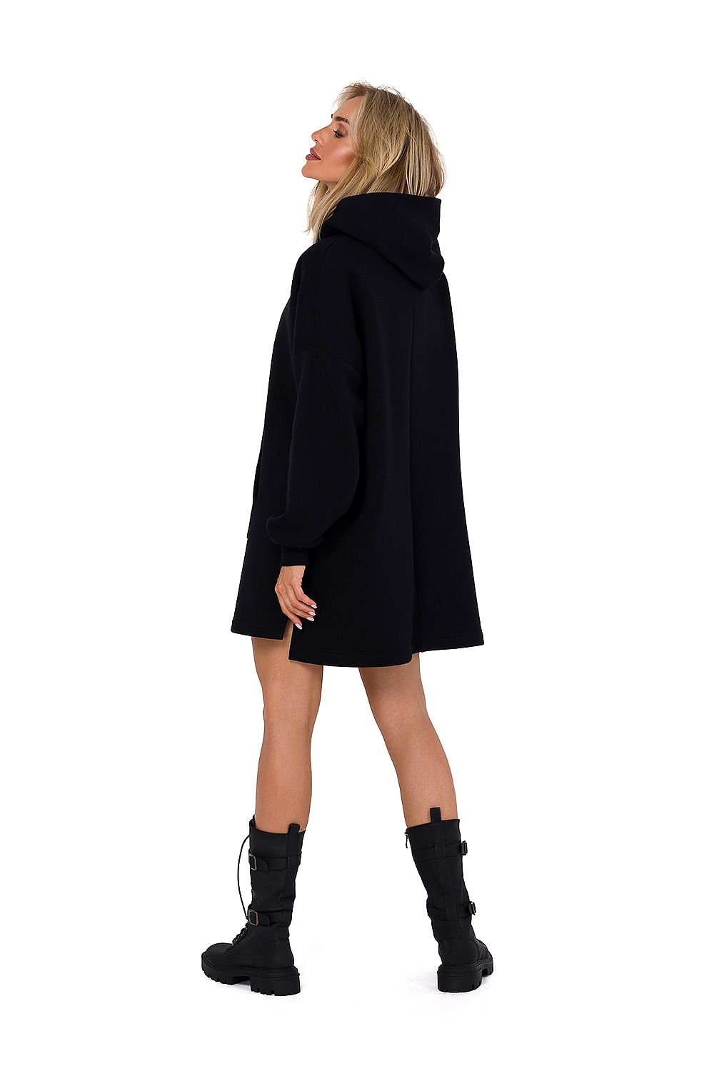 Cozy Hooded Knit Dress