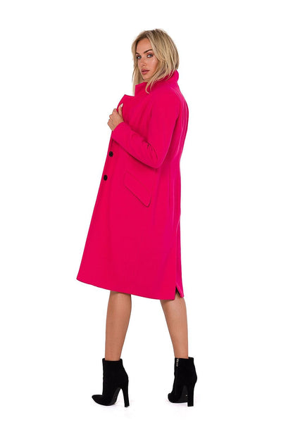 Fleece Coat with Padded Collar - Michelle & Kenza Co.