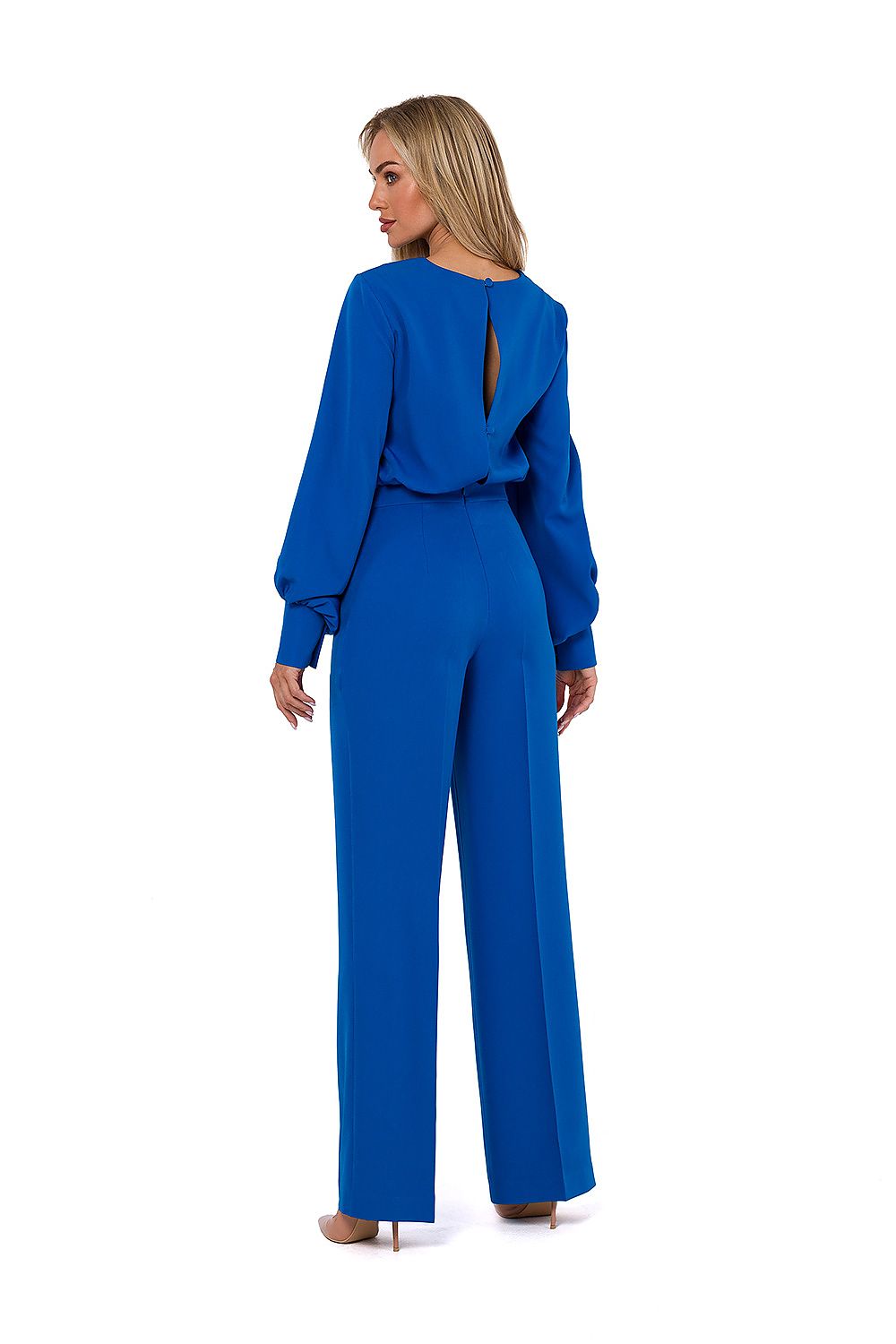 Chic Halter Neck Tailored Jumpsuit