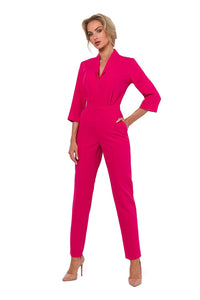 Tailored 3/4 Sleeve Jumpsuit