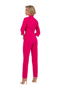 Tailored 3/4 Sleeve Jumpsuit