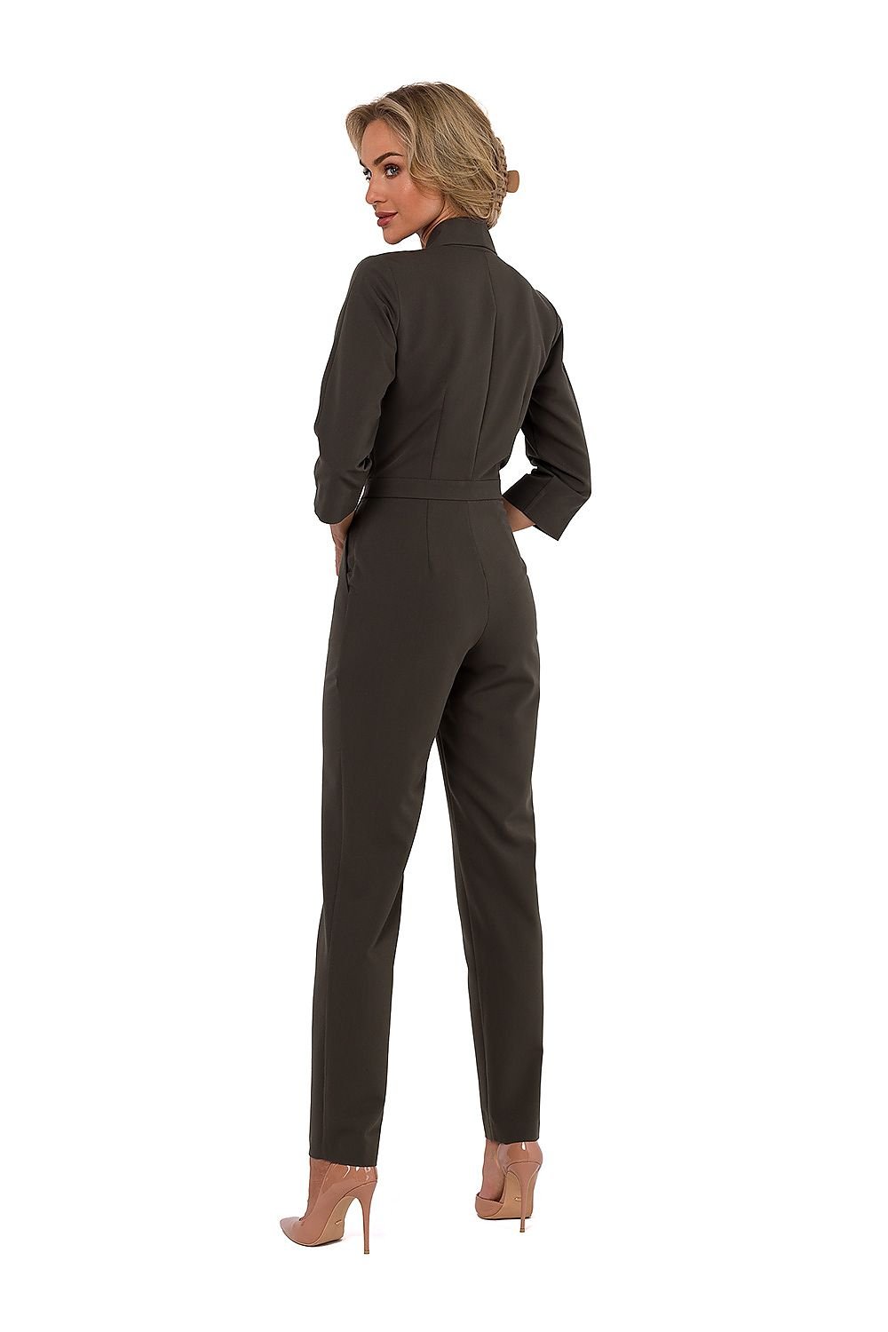 Tailored 3/4 Sleeve Jumpsuit