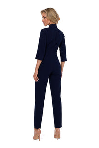 Tailored 3/4 Sleeve Jumpsuit