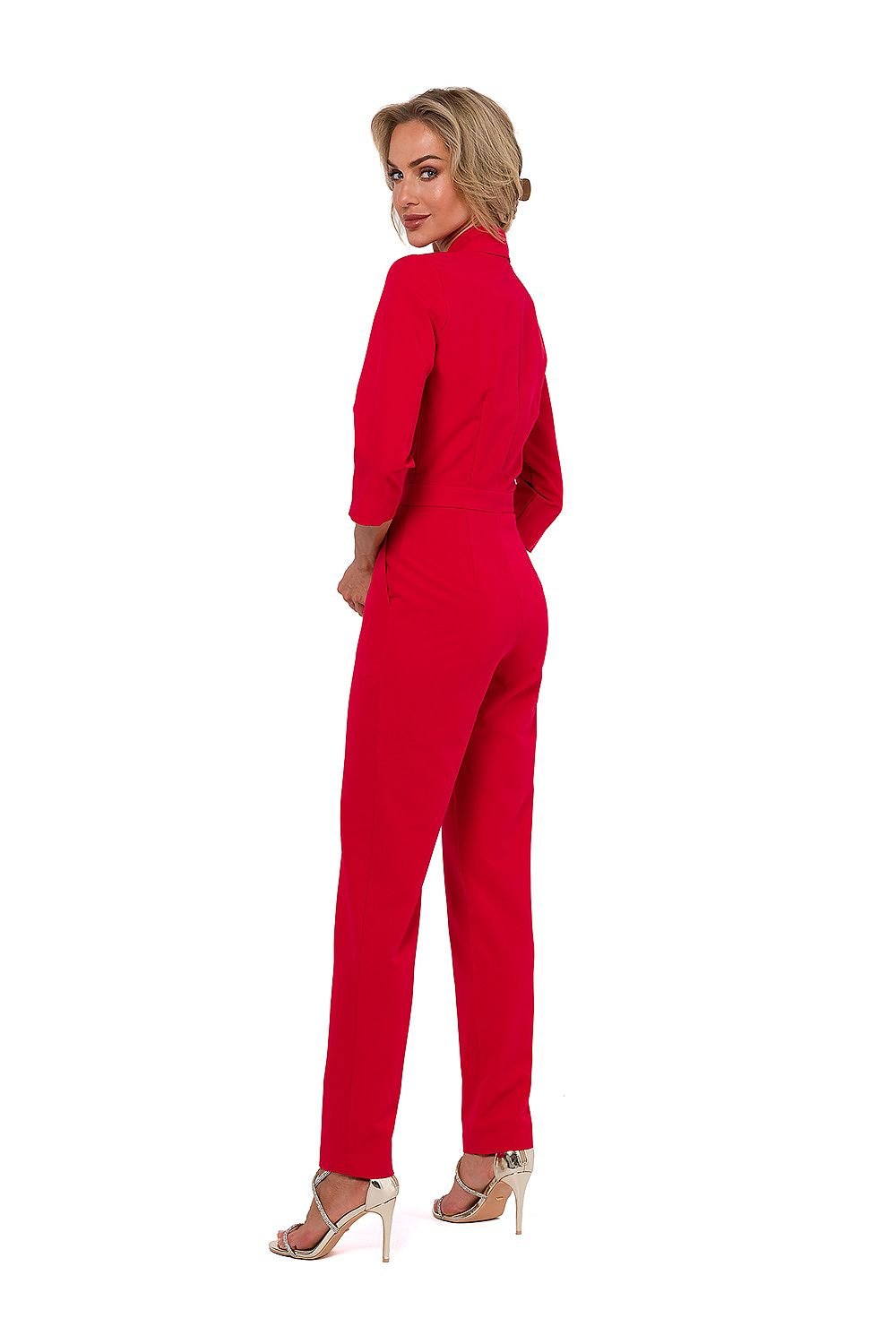 Tailored 3/4 Sleeve Jumpsuit