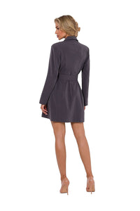 Chic Belted Jacket Dress