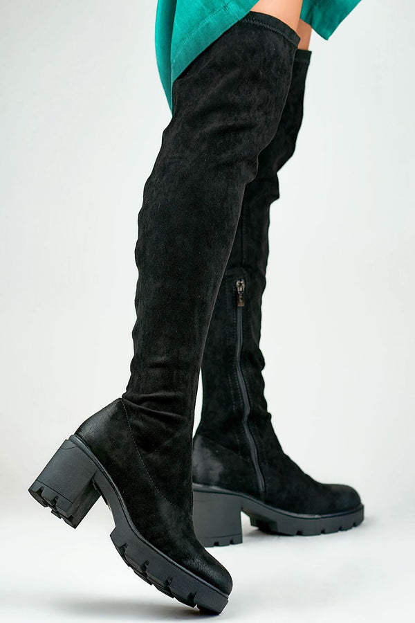 Isabelle Knee-High Eco-Suede Boots