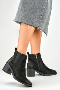 Luxurious Leather Heeled Boots