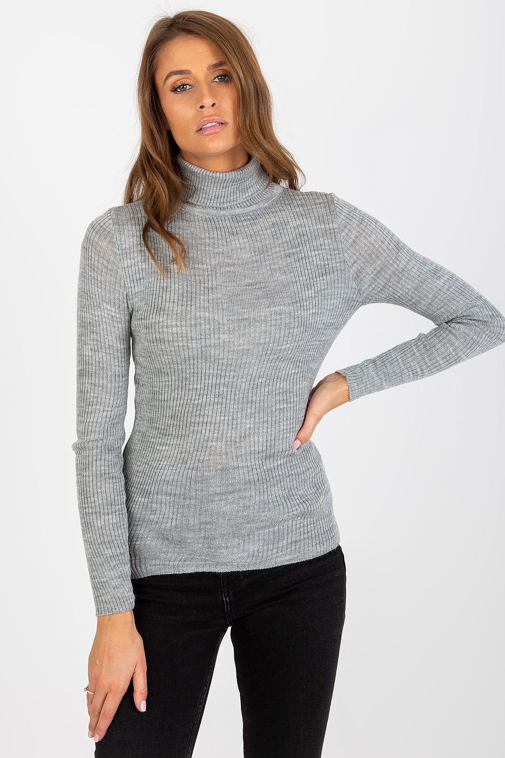 Sophisticated Ribbed Turtleneck