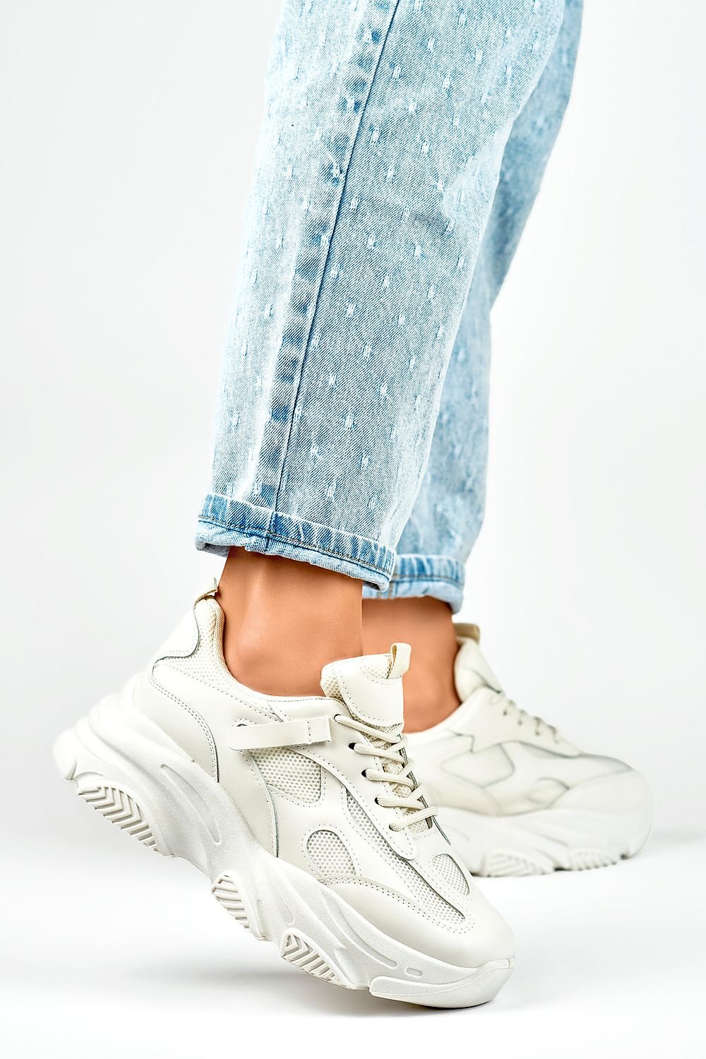 Eco Leather Platform Sneakers