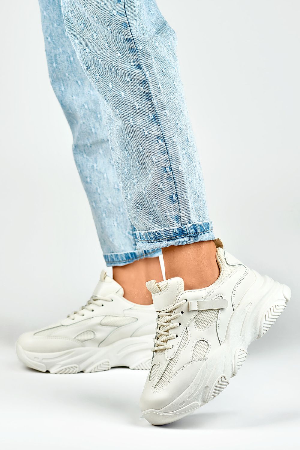 Eco Leather Platform Sneakers