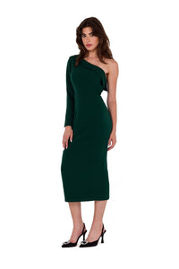 Elegant Plunging Neckline Dress