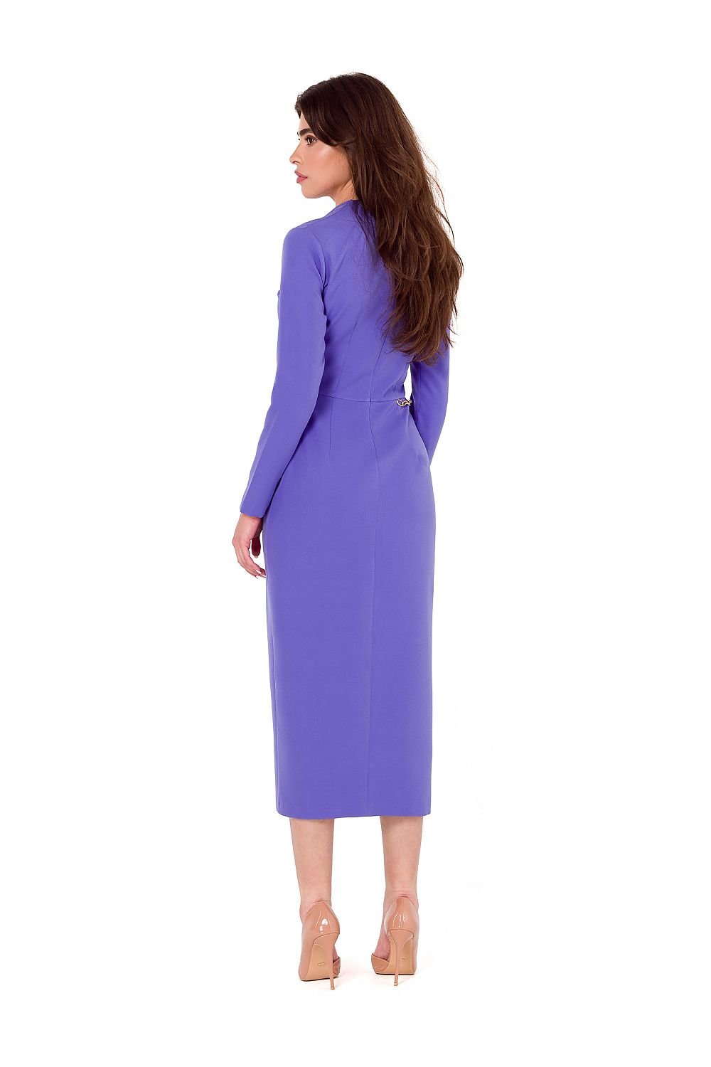 Asymmetrical Elegant Midi Dress