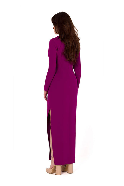 Spandex Evening Dress with Asymmetrical Cutout - Michelle & Kenza Co.